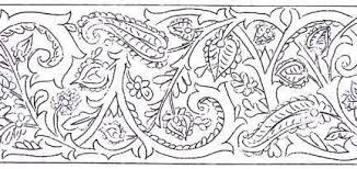 Motif Ukiran Minangkabau Desain Banner Ukiran Kayu Ornamen