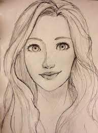 Jesus Shine Through My Art Drawing Upside Down Self Portrait And Work In Progress Easy Portrait Drawing Simple Face Drawing Girl Face Drawing