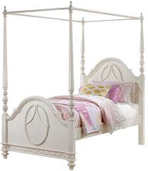 White bed netting & canopies. Dorothy Ivory Twin Canopy Bed 1stopbedrooms