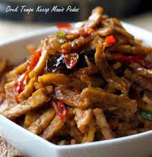 Orek Tempe Basah Food Tempe Orek Beef