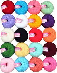 Boucle yarn is such a favourite for autumn and winter, adding texture to any knit. Vardhman Knitting Yarn Soft Wool Ball Mix Colours 20 Pieces Buy Online In India At Desertcart In Productid 64678755