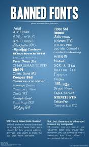 List Of Banned Fonts Graphic Design Tips Learning Graphic Design Graphic Design Tutorials
