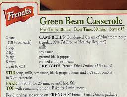 Soft Water Original Green Bean Casserole Bean Casserole Green Bean Casserole