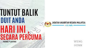 We did not find results for: Tuntut Duit Anda Hari Ini Cara Permohonan Dan Semakan Online Wang Tak Dituntut Wtd Egumis 2020 Youtube