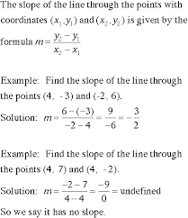 The slope of a line is a measure of how fast it is changing. Geo3 6notes