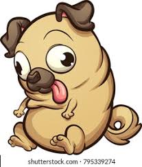Download fat dog cliparts and use any clip art,coloring,png graphics in your website, document or presentation. Fat Pug Dog Looking Down Vector Stock Vector Royalty Free 795339274