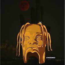 Travis Scott Astro World Art Cover Head Sickomode Art By Trapkiidbilly Travis Scott Art Trap Art Hippie Painting