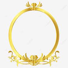 Gold Floral Oval Frame Vines Frame Vector Picture Frame Decorative Yellow Png And Vector With Transparent Background For Free Download Oval Frame Gold Frame Frame