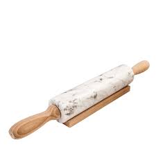 Maybe you would like to learn more about one of these? White Marble Rolling Pin With Wooden Handle Fiammettav Home Collection Artemest