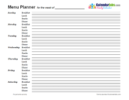 We did not find results for: 2019 Weekly Menu Planner Free Printable Templates