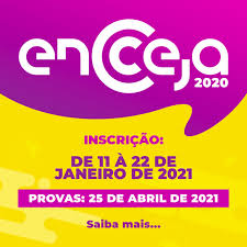 Simulados da prova encceja 2020. Encceja 2020