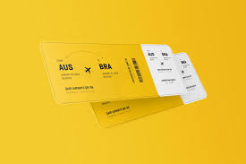 Round Corner Event Ticket Mockup Business Card Mock Up Postcard Mockup Brochure Design Template