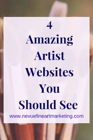 4 Amazing Artist Websites You Should See Artist Websites Selling Art Online Online Art