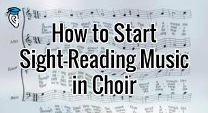 How To Start Sight Reading Music In Choir Musical U