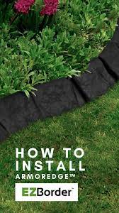 Garden edging provides a good, sturdy barrier for your garden bed. Rock Edge Garden Border Looks Like Real Stone In 2021 Garden Edging Garden Border Edging Wrought Iron Doors Front Entrances