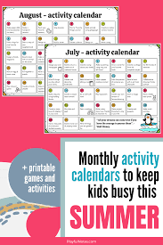 Summer Activity Calendar For Kids In 2020 Kids Family Activities Preschool Activities Printable Summer Activities For Kids