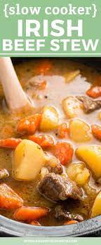 Do You Love The Old Fashioned Classic Family Dinner Irish Beef Stew This Version Is Easy To Make In Your Slow Cooker Irish Beef Stew Beef Stew Recipe Recipes