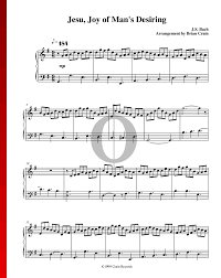 Jesu Joy Of Man S Desiring Sheet Music Piano Solo Pdf Download Streaming Oktav