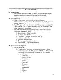 Konfigurasi dan spesifikasi perangkat keras dan jaringan komputer. Laporan Kemajuan Pembangunan Da Pelaksanaan Geospatial