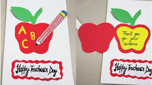 Teacher card thank you teacher card for teacher nursery | etsy. Diy Teachers Day Card Easy Teachers Day Card Making Teachers Day Card Idea For Kids Greeting Card