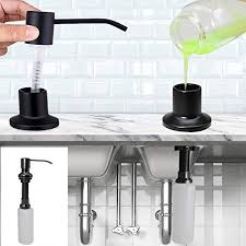 Thebathoutlet.com has been visited by 10k+ users in the past month Kitchen Sink Soap Dispenser Matte Black With 41 Extension Tube Kit And 17 Oz Soap Bottle Dish Sink Hand Soap Dispenser Pump Replacement Pricepulse