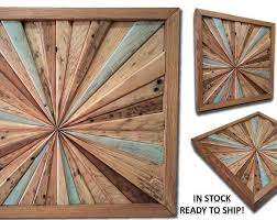 Reclaimed Wood Starburst Art Geometric Art Custom Wall Art Etsy Wood Art Custom Wall Art Etsy Wall Art