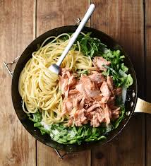 Healthy Salmon Spinach Pasta Everyday Healthy Recipes