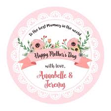 Happy mothers day 437 stickers. Personalized Mother S Day Stickers Flowers Doily Callachic