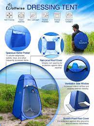 Amazon Com Wolfwise Dressing Tent Shower Privacy Portable Camping Beach Toilet Pop Up Tents Changing Room Outdoor Popup Camper Shower Privacy Exterior Shower