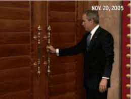 He throws 2 shoes but misses. George Bush Gif On Gifer By Mijar