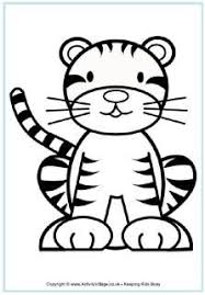 Supercoloring.com is a super fun for all ages: Tiger Crafts Kids Printable Coloring Pages Tiger Crafts Animal Coloring Pages
