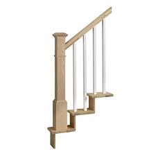 Notice how she painted the bottom of the staircase molding white too. Mastercraft White Oak Staircase Without Stair Treads Risers Material List At Menards