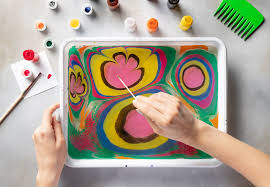 カラフルで映える♪マーブリングアートの材料と使い方|ゆめ画材ブログ | ブログ ゆめ画材