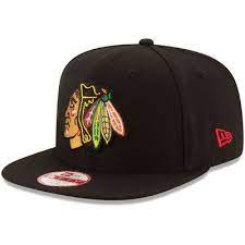 Chicago Blackhawks New Era Tribute Turn 9fifty Snapback Adjustable Hat Black Fitted Hats Hats For Men Adjustable Hat