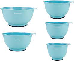 Visit theshoppingchannel.com to view the current price.for. Amazon Com Kitchenaid Classic Mixing Bowls Set Of 5 Aqua Sky 2 Home Kitchen