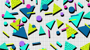 80s and 90s graphic design style. Aesthetic 80s Pattern Wallpaper Novocom Top