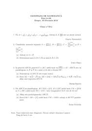 Subiecte Olimpiada De MatematicÄƒ 2018 Gimnaziu BraÈ™ov Jitaruionelblog Pregatire Bac Si Evaluarea Nationala 2021 La Matematica Si Alte Materii Materiale Lectii Formule Exercitii Rezolvate Matematica Gimnaziu Si Liceu Teste De Antrenament