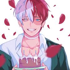 You decided to make shoto todoroki a cake, what did you make it for? Shoto Todoroki Vangwen Happy Bday Todoroki I Love You Bitch I