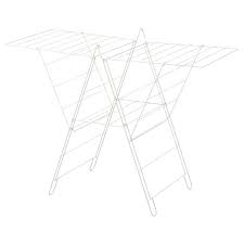 Very well designed productmarcostggreat drying rack, doesn't fall down in the wind outside, sturdy greattamsin3101very sturdy and doesn't blow over in the wind when you put it outside to dry your. Frost White Drying Rack In Outdoor Ikea