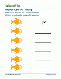 Ordinal numbers may be written in english with numerals and letter suffixes: Write Ordinal Numbers And Words Worksheets K5 Learning