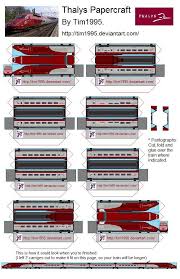 Thalys Papercraft By Tim1995 Paper Crafts Paper Train Paper Models