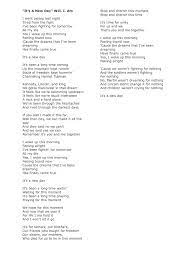 Read or print original a brand new day lyrics 2021 updated! Calameo It S A New Day Lyrics