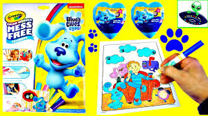 To print out your blues clues coloring page, just click on the image you want to view and print the larger picture on the next page. Blue S Clues Crayola Color Wonder Mess Free Coloring Youtube