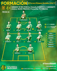 The senior squad currently plays in primera división, the top division of the argentine football league. Club Atl Aldosivi On Twitter Fecha24 Formacion Aldosivi En Olimpo Oficial Vamoscontodotiburon