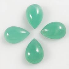 10k yellow gold with sapphires and opals 1 Chrysoprase 7 X 10mm High Dome Pear Shape Gemstone Cabochon N Approximate Size 6 9 X 9 9mm To 7 2 X 10 2mmpurchase