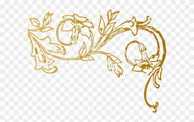 This design pack includes 40 digital gold foil overlay patterns in png format at 300 dpi. Golden Floral Design Png Free Transparent Png Clipart Images Download