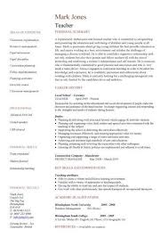 Excellent Teacher Resume Sample Teaching Resume Examples Teacher Resume Examples Teaching Resume