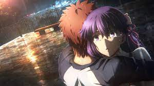 Sakura Shirou Rain Scene Poster By Ufotable Sakuramatou Fate Stay Night Sakura Fate Stay Night Anime Fate Anime Series