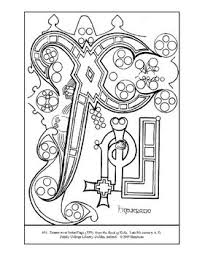 Van Eyck Arnolfini And Wife Coloring Page And Lesson Plan Ideas Book Of Kells Coloring Pages Celtic Coloring