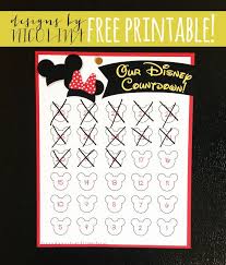 Designs By Nicolina Disney Countdown Free Printable Disney Countdown Disney World Countdown Disney Countdown Calendar